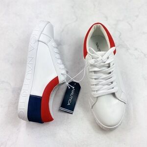 [Nautica] Classic White Sneakers